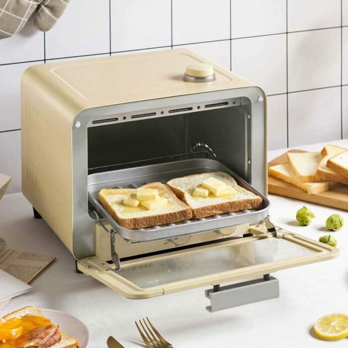 CZDYUF Home Electric Oven Mini Baking Oven Adjustable Steam Tender Baking Pizza Oven Kitchen Conveyor Pizza Ovens Kebababab