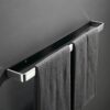 HIGOH Towel Racks, Towel Rail for Bathroom,Aluminum Towel Holder,Bathroom Towel Bar,Wall Mounted Hand Towel Holder,Fabric Hanger for Kitchen Hard