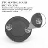 STERUN 20X Magnifying Mirror With Tweezer & 2 Suction Cups, Magnifier Mirror For Travel, Eye Makeup, Eyebrow Tweezing, Blackhead Removal & Bathro