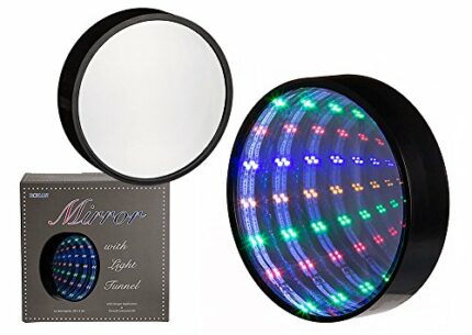 ootb Plastic Mirror with Multicoloured Tunnel, 20 x 5cm