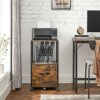 VASAGLE Filing Cabinet for Home Office, Rolling File Cabinet with Drawer, for Suspended Folder, A4 and Letter Size Documents, Printer Stand with