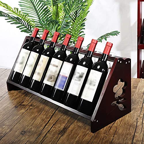 NEOCHY Wine Rack Creative Wine Bottle Decoration, Household Wine Display Stand, Wine Cup Holder