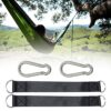 TAUYFIRLS 2 Set Tree Swing Straps Hanging Kit with Carabiner Adjustable Hammock Straps Swing Hanging Straps Heavy Duty Hanging Straps for Swings