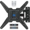 Mounting Dream TV Wall Bracket Mount Swivel and Tilt for most 26-55 Inch LED, LCD and OLED Flat Screen TVs up to VESA 400x400mm and 35 KG, Full M