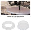 YINETTECH 4pcs Umbrella Hole Ring and Cap Set for Patio Table Glass Outdoors Deck Yard Outdoors Garden Shop Silicone Transparent Clear Standard S