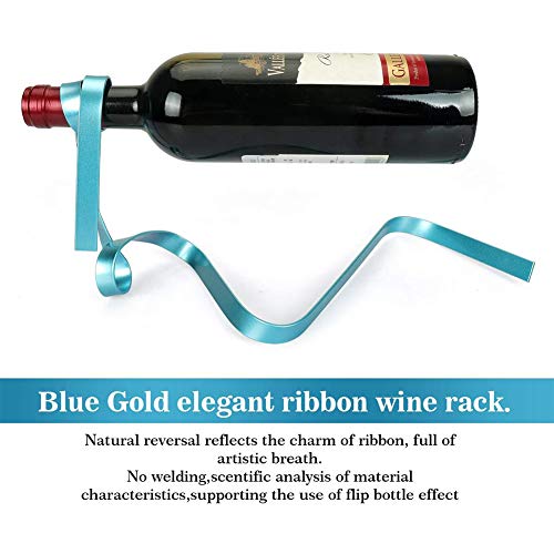 ALREMO HUANGXING - Creative Rope Wine Racks, Magic Shining Rope Wine Bottle Holder, Floating Illusion Stand for Home Kitchen Bar Accessories Deco