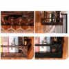 Stylish Simplicity Down Stylish Simplicity Industrial Retro Wine Rack Iron Stylish Simplicity Wine Glass Holder Household Goblet Holder Adjustabl