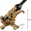 PIBM Stylish Simplicity Wine Racks Free Standing Resin/Countertop Display Bottle Rack Craft/Living Room Creative/Bottle Holder/Home Decorations （