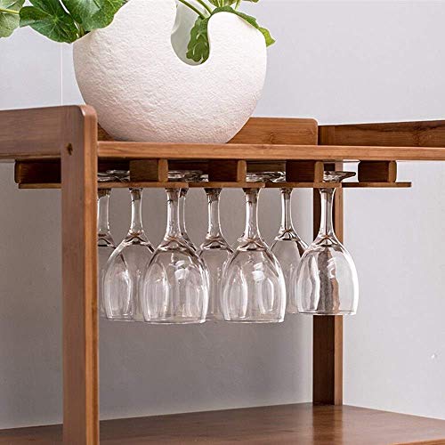 CZDYUF Wine Rack, Free Standing Wine Storage Rack Display Shelves Capacity Storage Standing Table, Wobble Free for Home Kitchen