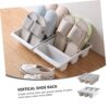 YARNOW 2pcs Storage Shoe Tray Vertical Shoe Storage Home Slippers Plastic Shoe Rack Vertical Shoe Rack Shoes Storage Organizer Plastic Shoes Hold