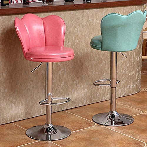 DINGZZ Solid Wood Bar Chair Household High Stool Reception Chair Simplicity Bar Nordic Barstool Backrest Stool Coffee Chair (Color : A)