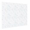YIZUNNU 12Pcs/Set White Hanging Room Divider Panel, Wooden Room Divider Screens, DIY Home Partition Decor 29x29cm