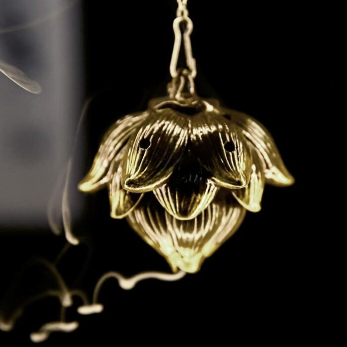 DLOETT Reverse Flow Incense Hand Hanging Furnace Decoration Household Aromatherapy Furnace Reverse Flow Incense Burner