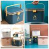 Cabilock Useful Household Medicine Box Multi- Layer Pill Box Portable Medicine Storage Box