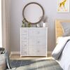 YITAHOME Chest of Drawers, Non-Woven Fabric 7-Drawer Storage Organizer Unit for Bedroom Living Room Closet, Sturdy Steel Frame, Easy Pull Fabric