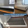 Floating Bed Frame Replacement Parts Heavy Duty Adjustable Height Support for Wooden Slat Bed Center Leg 2 Pcs