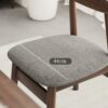 LXXSH Wood Dining Chairs Hotel Lounge Dining Stool Living Room Kitchen Home Furniture