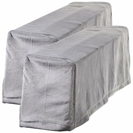 BESPORTBLE Velvet Sofa Armrest Covers Arm Rest Covers Stretch Armchair Couch Armrest Chair Covers, Chair Arm Protectors for Sofa, Armchair, Couch