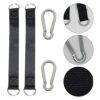 TAUYFIRLS 2 Set Tree Swing Straps Hanging Kit with Carabiner Adjustable Hammock Straps Swing Hanging Straps Heavy Duty Hanging Straps for Swings