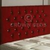 CROWNBEDSUK CHESTERFIELD DIAMANTE BUTTON HEADBOARD IN 2ft5,3ft,4ft,4ft6,5ft,6ft !!!!NEW!!!! (CREAM, 3FT (SINGLE) PLAIN BUTTON)