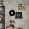 6Pcs Acrylic Vinyl Record Shelves 17.8cm/7inche Album Record Holder Translucent Vinyl Record Storage Shelf Wall Mount CD Display Shelf Holder Flo