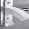 N/A Stainless Steel Towel Bar Thickening Single Pole Double Rod Towel Bar Free Punching Towel Hanging Rod Towel Rack