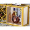 Vintage Stylish Simplicity Wine Rack Simple Creative Metal Multi-Function Display Inverted Wine Glass Holder Adjustable Height Bar Restaurant Flo