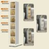 OPSREY Small Bathroom Storage Cabinet for Small Spaces, Over The Toilet Storage Cabinet for Skinny Bathroom Storage Corner Floor, Narrow Bathroom