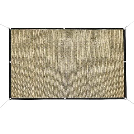 Sun Shade Sail Sunscreen Shade Netting Canopy Sun Shelters UV Resistant HDPE Breathable Sunblock Shade Net for Outdoor Garden Flowers Balcony Pat