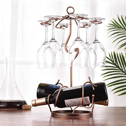 NEOCHY Wine Rack, Upside Down Goblet Holder, Creative Wine Rack Decoration, Wine Bottle Storage Rack