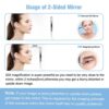 6Inch,20X Magnifying Mirror,Double-Sided Hand Held Mirror with 1X/20X Magnification,Foldable Makeup Mirror for Handheld/Stand,Use for Makeup Appl