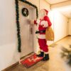 Christmas Doormat Christmas Decorations Entrance Door Mat Cute Reindeer Non Slip Indoor Outdoor Front Door Bathroom Entrance Mats for Xmas Home O