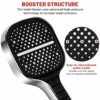 CKABELLY Shower Head, 8 Modes Shower Head High Pressure, Universal Shower Head with Quick Adjustment of The Shower Mode by Pressing The Button fo