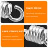 Xiaowenmy 2 Pieces 1100LBS Heavy Duty Spring Hammock Chair Spring Porch Swing Springs Hook Suspension Swing Extension Spring for Boxing Bag (Load