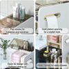 OPSREY Slim Toilet Paper Storage Cabinet Skinny Bathroom Storage Cabinet Cabinet Toilet Paper Stand For Small Space 4-Tier Slim Toilet Paper Stor