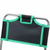 ZHHAOXINFC Portable Folding Stool with Back, Aluminum Mini Fishing Chair Small Stool Seat Heavy Duty Foldable Lightweight for Backpacking Hiking