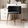 dining chair Modern Dressing Chair for Makeup Room, Bedroom Dressing Chair Reception Room Back Chair Dining Chair Company Lounge Chair Metal Weld