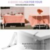 COMNICO Tablecloth Clips 12 Pack Stainless Steel Heavy Duty Outdoor Indoor Tables Cloth Cover Clamps Picnic Parties Food Hanging Hooks for Home K