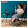 Sywlwxkq Zero Gravity Chairs, Folding Reclining Chairs, Wicker Chair, Lounger Deck Chairs, Beach Chairs, Sun Lounger, Super Width 52 CM, Beach Pa