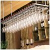 Stylish Simplicity Down Wine Glass Holder Simple Metal Iron Stylish Simplicity Goblet Holder Wine Glass Holder Kitchen Cutlery Bottle Holder Adju