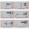 Ceramic Towel Bar Single Bar Matte Black Bronze Antique Bathroom Copper Bathroom Wall Towel Rack 60Cm/D
