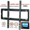 NTEK 26-63 Inch TV Wall Bracket, Ultra-Thin Fixed TV Bracket Holds up to 50kg, TV Mount with VESA 200x200mm, 200x400mm,300x300mm & 400x400mm with