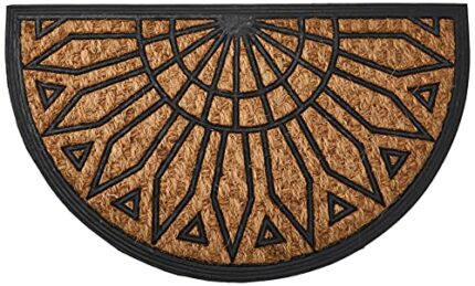 Velcoc Doormat Spider Mezzaluna Luna Coconut with Rubber 70 x 40 Cm, Multi-Color, One Size