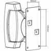 2x Maclean MC-535 Adjustable Wall Mount Satellite Speaker Brackets 10KG Tilt Rotation Swivel