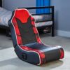 X-Rocker Hermes 2.0 Floor Rocker Audio Gaming Chair for Kids and Juniors, Low Folding Rocking Seat with Stereo Speakers, Faux Leather, For Latest