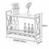 Golden Metal and Black Wood Board Wine Rack Wall Mount, Wall Floating Shelves for Restaurants Bars Kitchen, Wine Glass/Bottle Rack Wine Stemware