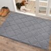 COSY HOMEER Door Mats Indoor, 50 x 80cm, Dirt Trapper Mat Absorbent Non-Slip Low Profile Doormat for Entrance, Inside, Kitchen, Machine Washable