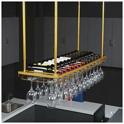 Stylish Simplicity Down Wine Rack Stylish Simplicity Industrial Retro Iron Inverted Goblet Holder Wine Glass Holder Kitchen Cutlery Bottle Holder