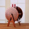 ZYZMH European Style Wine Rack, Solid Wood Decoration Wine Glass Rack Creative Wine Rack Living Room Decoration