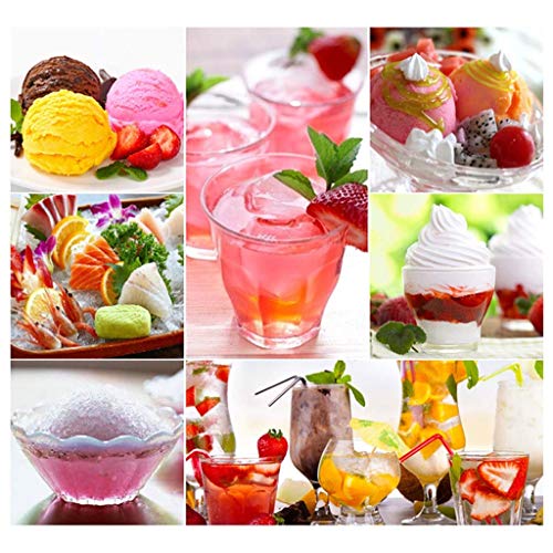 QUIM Portable Ice Maker Countertop with Stainless Steel Compact Ice Cube Makers Camping Home Kitchen Office (Natural)